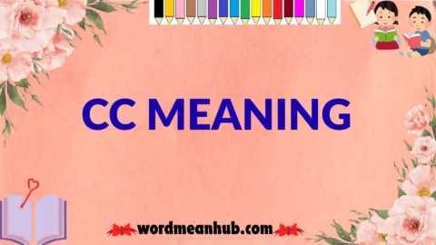 cc meaning