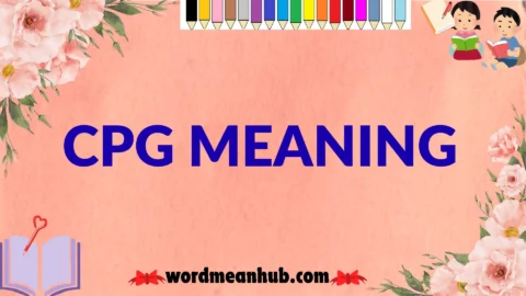 cpg meaning