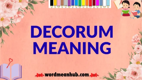 decorum meaning