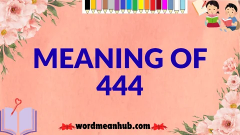 meaning of 444