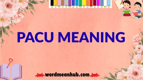 pacu meaning