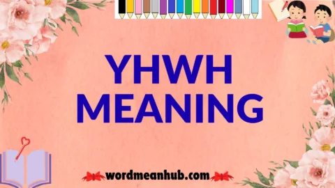 yhwh meaning