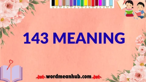 143 meaning