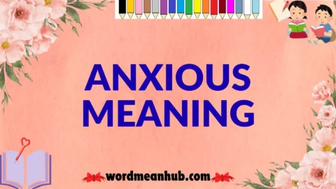 anxious meaning