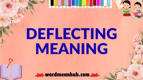 deflecting meaning