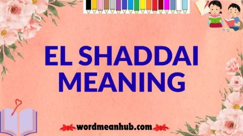el shaddai meaning