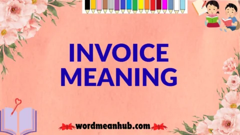 invoice meaning