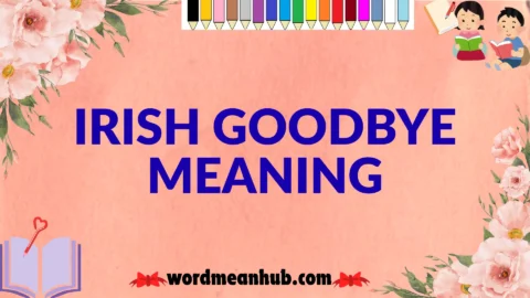 irish goodbye meaning