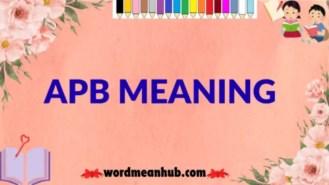 apb meaning