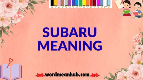 subaru meaning