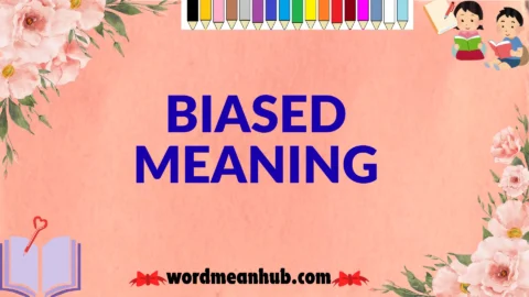 biased meaning
