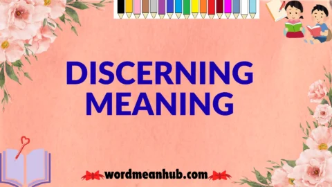 discerning meaning