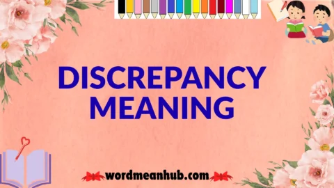 discrepancy meaning