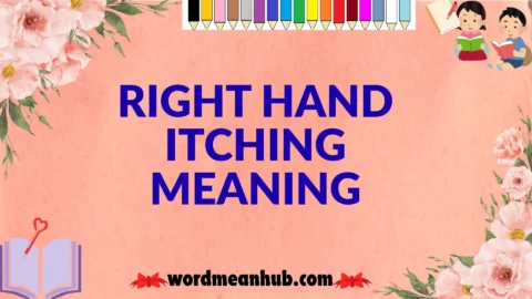 right hand itching meaning
