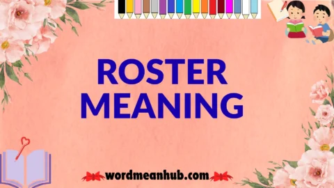 roster meaning