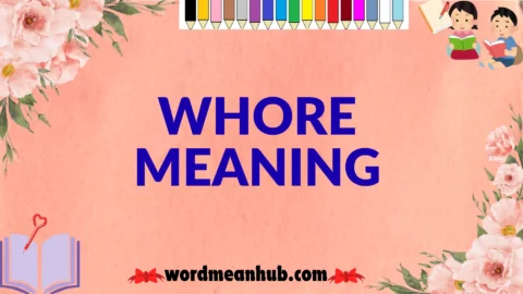 whore meaning