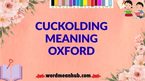 cuckolding meaning oxford