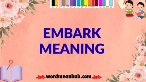embark meaning