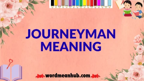 journeyman meaning
