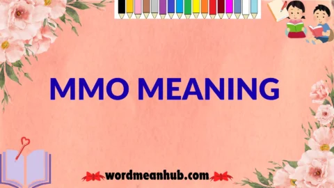 mmo meaning