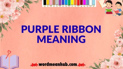 purple ribbon meaning