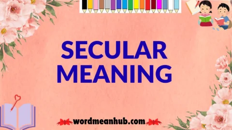secular meaning