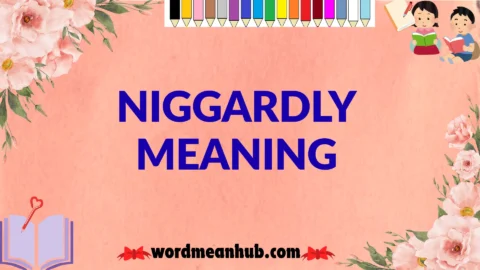 niggardly meaning