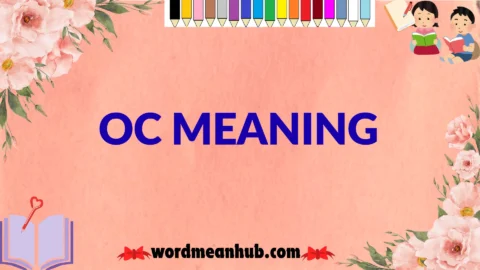 oc meaning