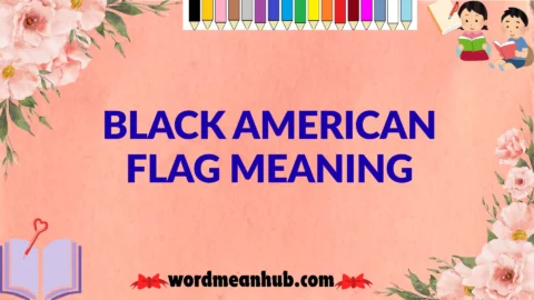 black american flag meaning