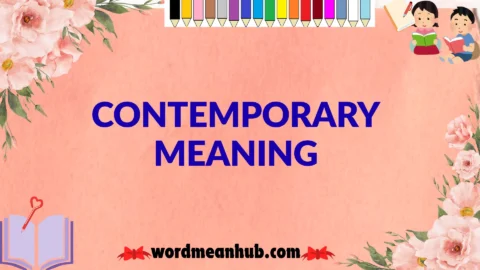 contemporary meaning