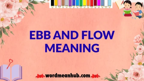 ebb and flow meaning