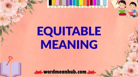 equitable meaning