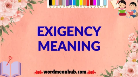 exigency meaning
