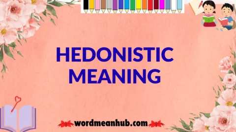 hedonistic meaning