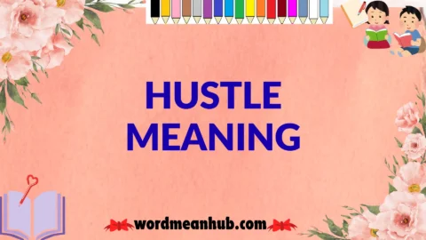 hustle meaning