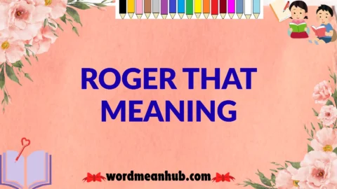 roger that meaning