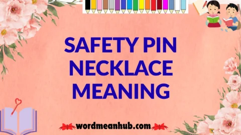 safety pin necklace meaning