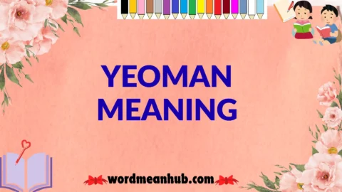 yeoman meaning