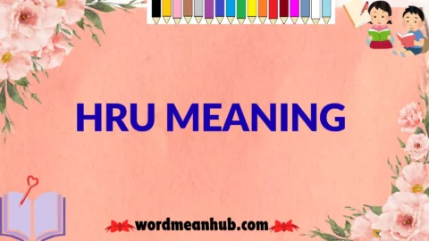 hru meaning