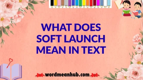 What Does Soft Launch Mean in Text